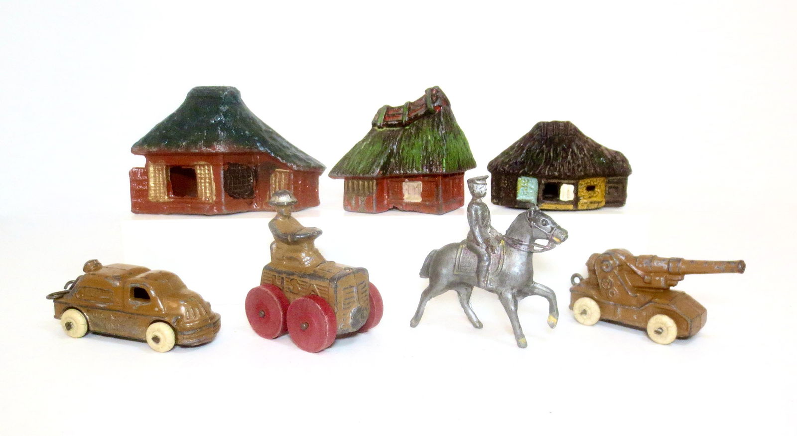 Barclay Japanese Village & Assorted Military Piece (1 of 1)
