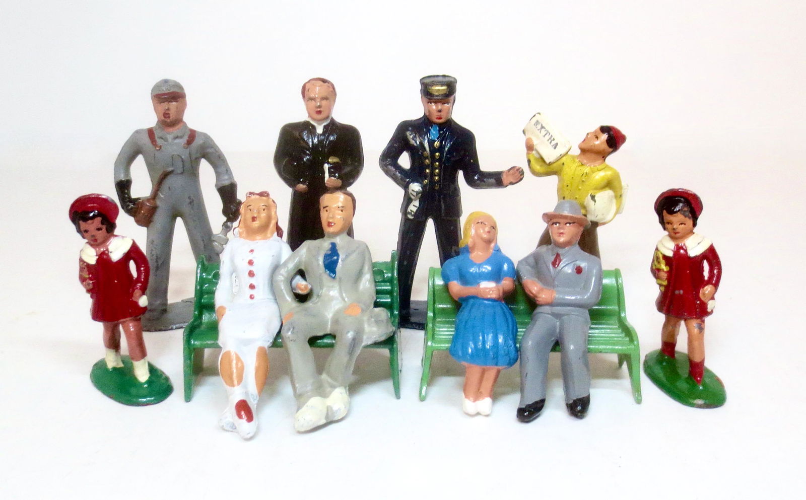 Barclay & Manoil Dimestore Civilians (1 of 1)