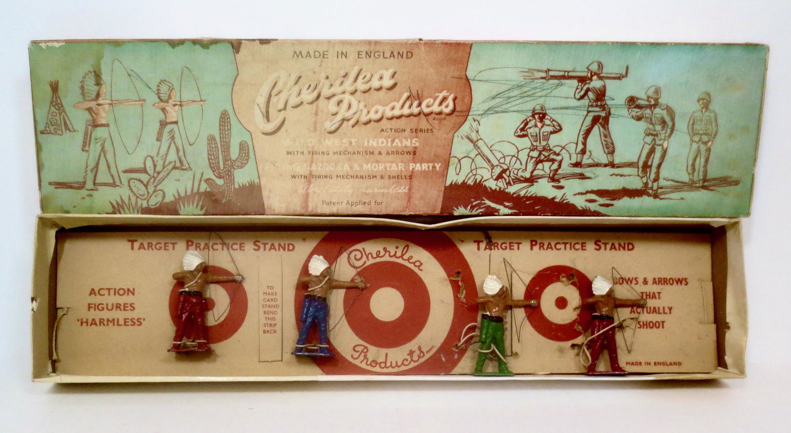 RARE Cherilea Action Series Indians That Shoot (1 of 1)