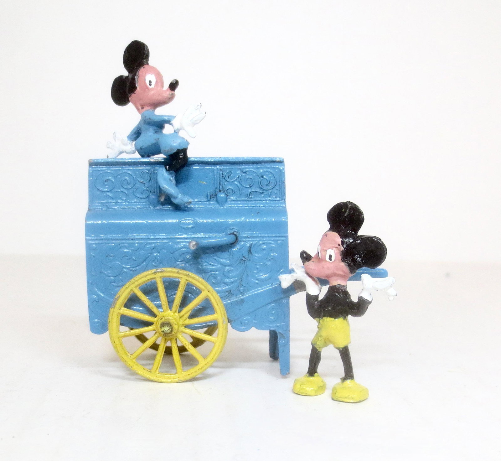 Salco Mickey & Minnie's Barrel Organ: Good, retouched condition. Unboxed.