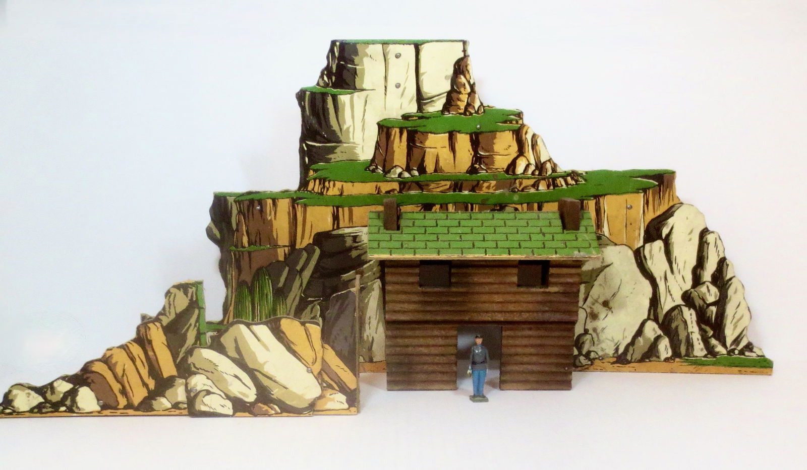 Lincoln Logs Fort & Rocks Backdrops (1 of 1)