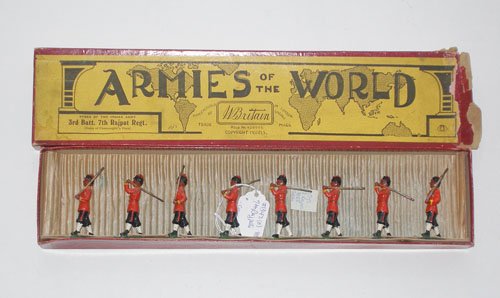 Britains Set # 1342 7th Rajput Regiment Indian Army