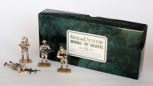 King and Country Glossy RARE Desert Storm.: King and Country Glossy RARE Desert Storm. 4 Pieces with Original Box.