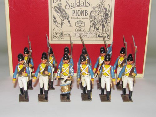 Mignot Napoleonic 8th Regiment Bavarian Infantry: Mignot Napoleonic 8th Regiment Bavarian Infantry 12 Pieces with box