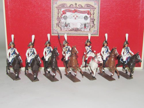 Mignot Napoleonic Cavalry: Mignot Napoleonic Cavalry 7 Pieces with box