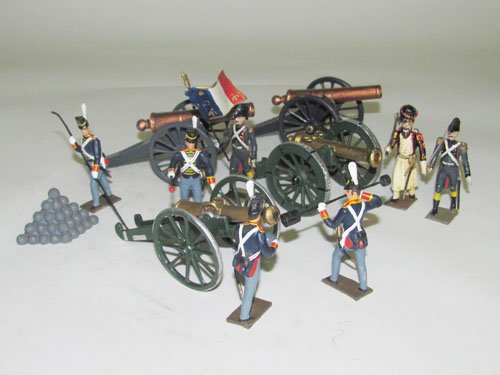 Mignot Napoleonic French Artillery Cannon & Crew