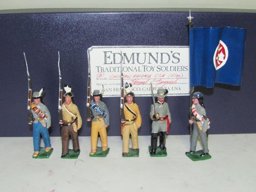 Edmund’s Choctaw Brigade C.S.A (flag): Edmund’s Choctaw Brigade C.S.A (flag) 6 Pieces with box