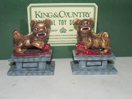 King & Country’s Streets of Old Hong Kong: King & Country’s Streets of Old Hong Kong HK22 Temple Lion 2 Pieces with box