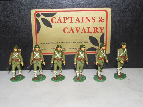 Captain’s & Cavalry Japanese Marines: Captain’s & Cavalry Japanese Marines 1942 6 pieces with box