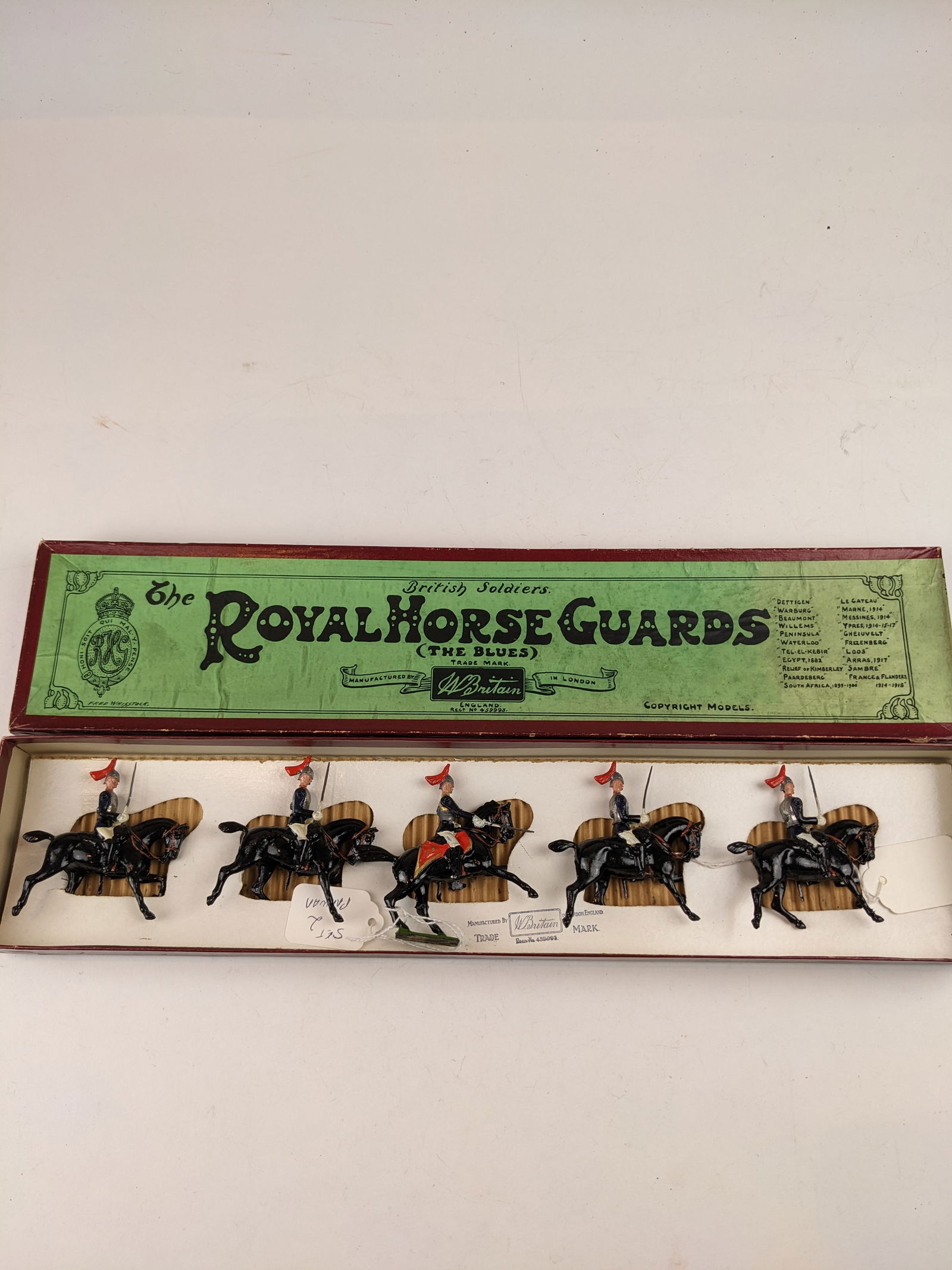 Britains #2 Royal Horse Guards (the blues) Pre-War (1 of 1)
