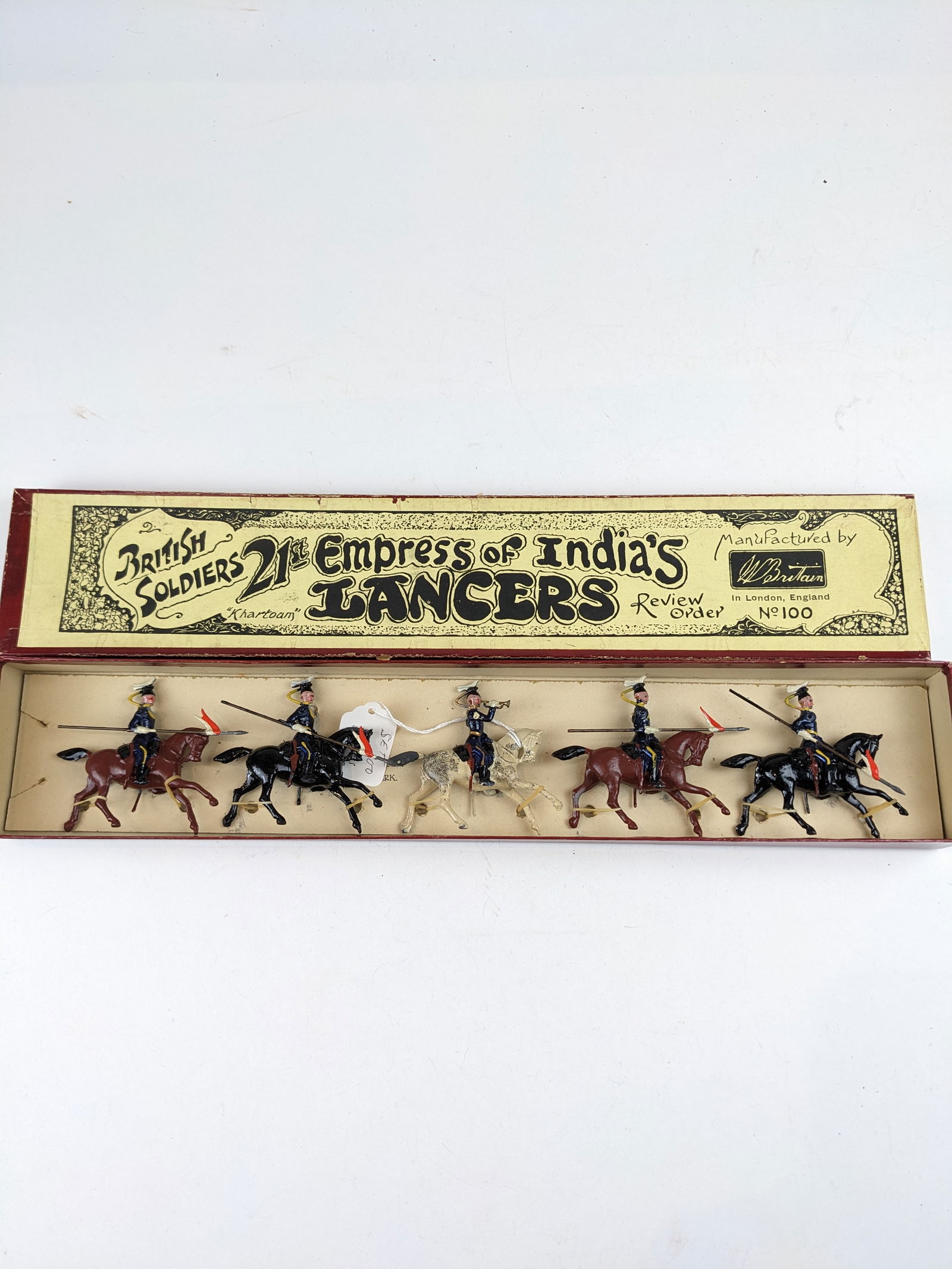 Britains #100 21st Lancers (review order) Pre-War (1 of 1)