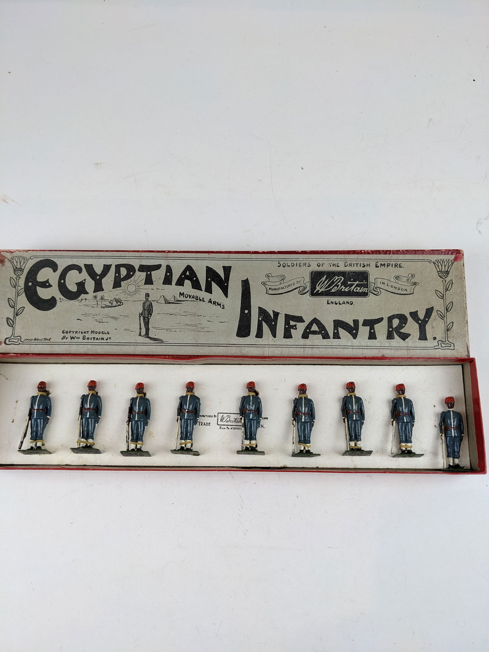 Britains #117 Egyptian Infantry Pre War (1 of 1)
