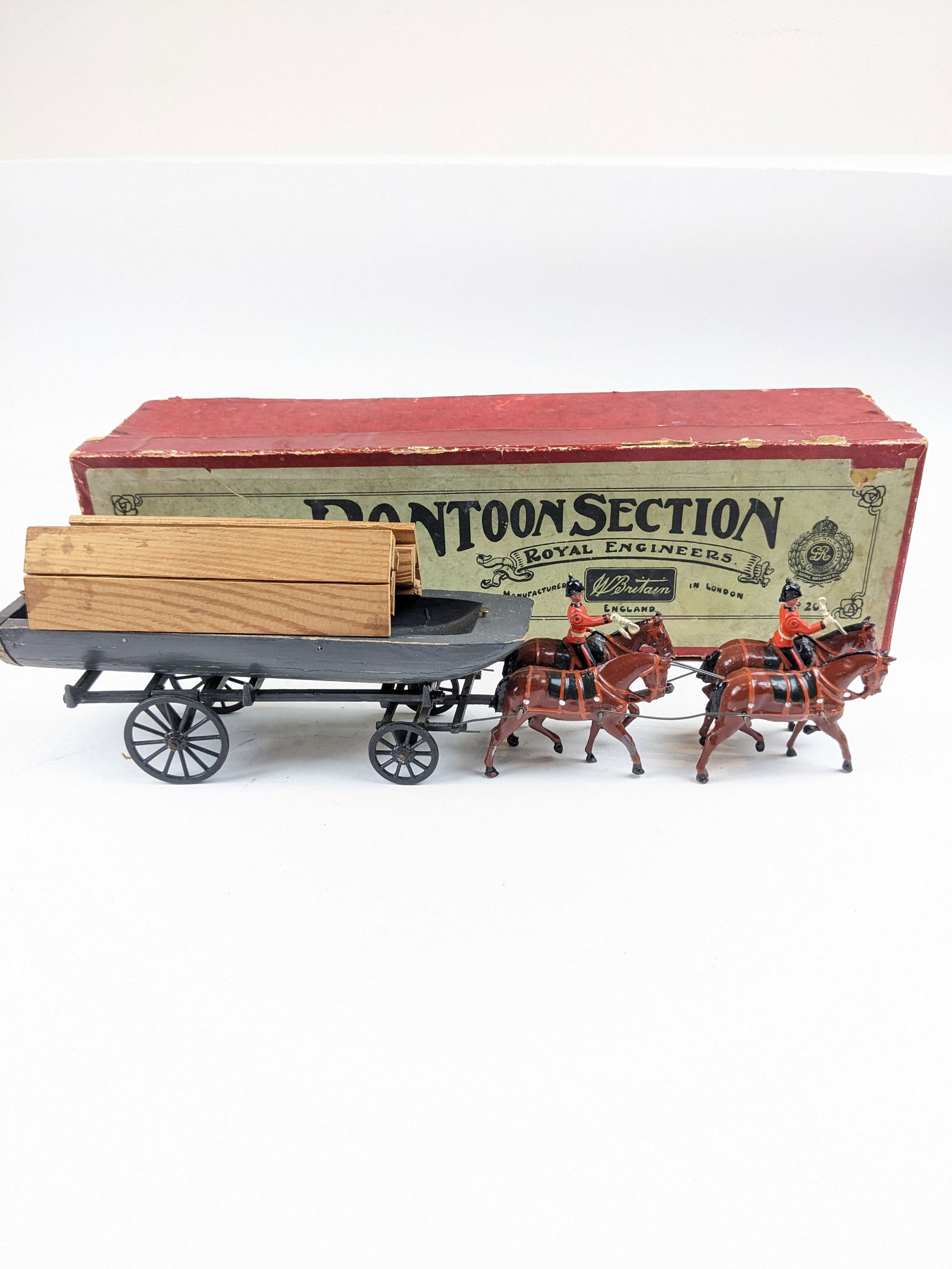 Britains #203 Pontoon Section Royal Engineers (1 of 1)