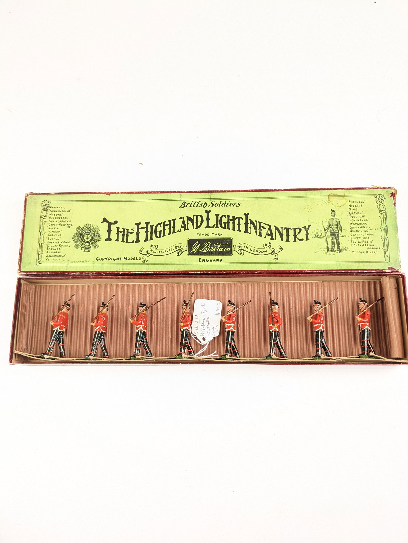 Britains #213 Highland Light Infantry Pre-War (1 of 1)