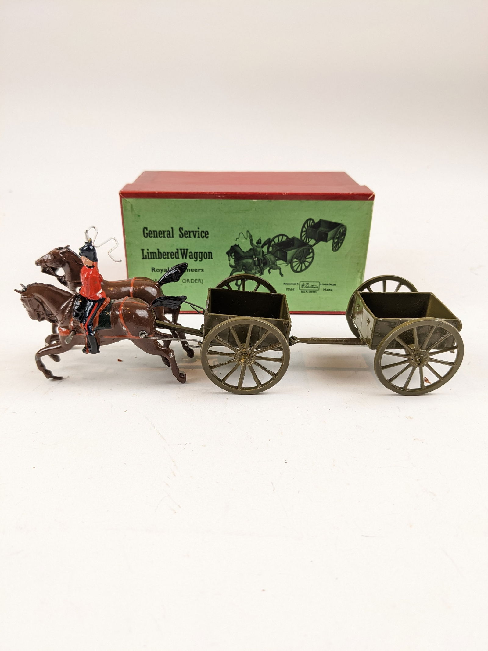 Britains #1330 Royal Engineers Limbered Wagon (1 of 1)