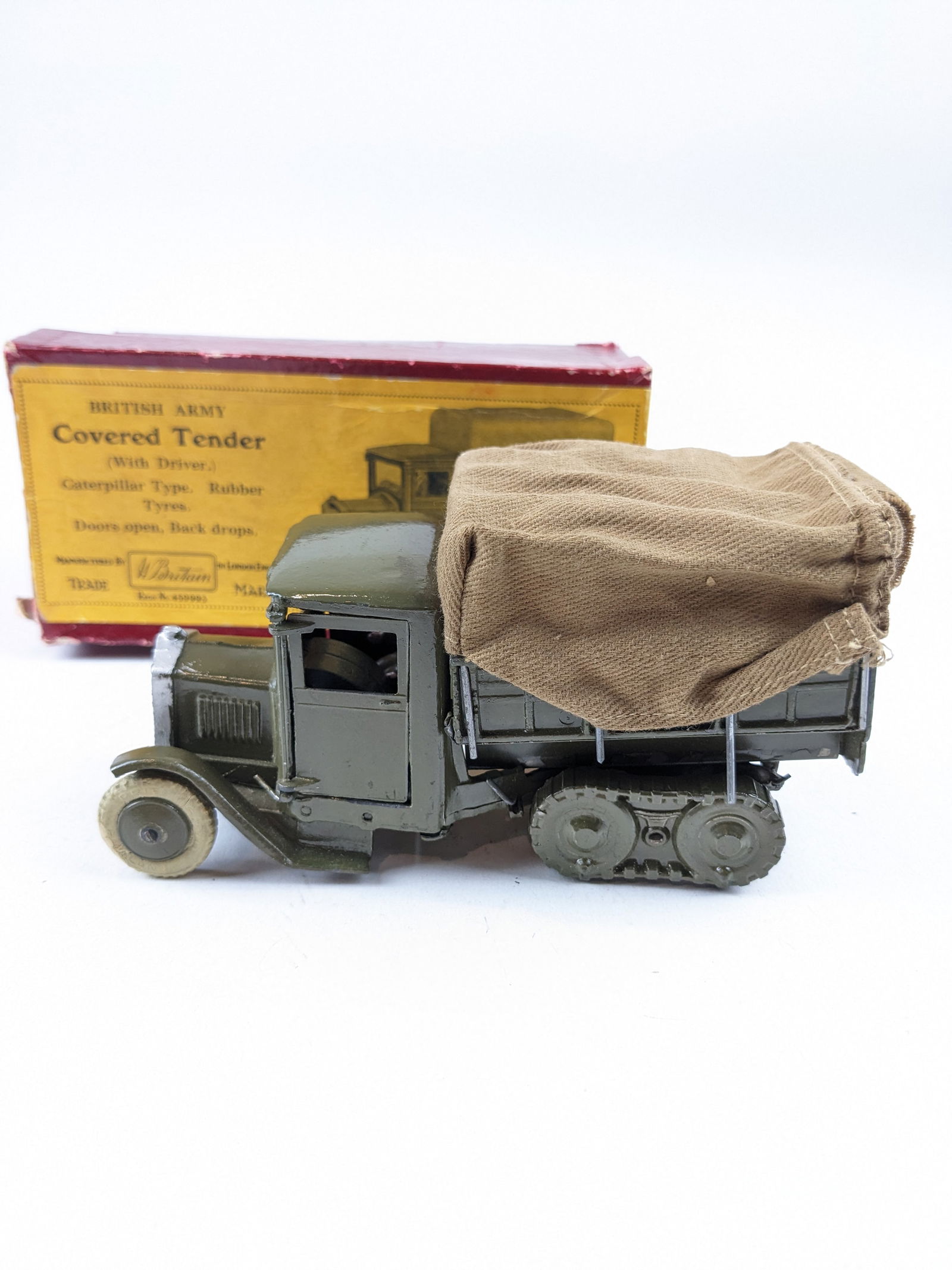 Britains #1433 Covered Army Tender Pre-War (1 of 1)