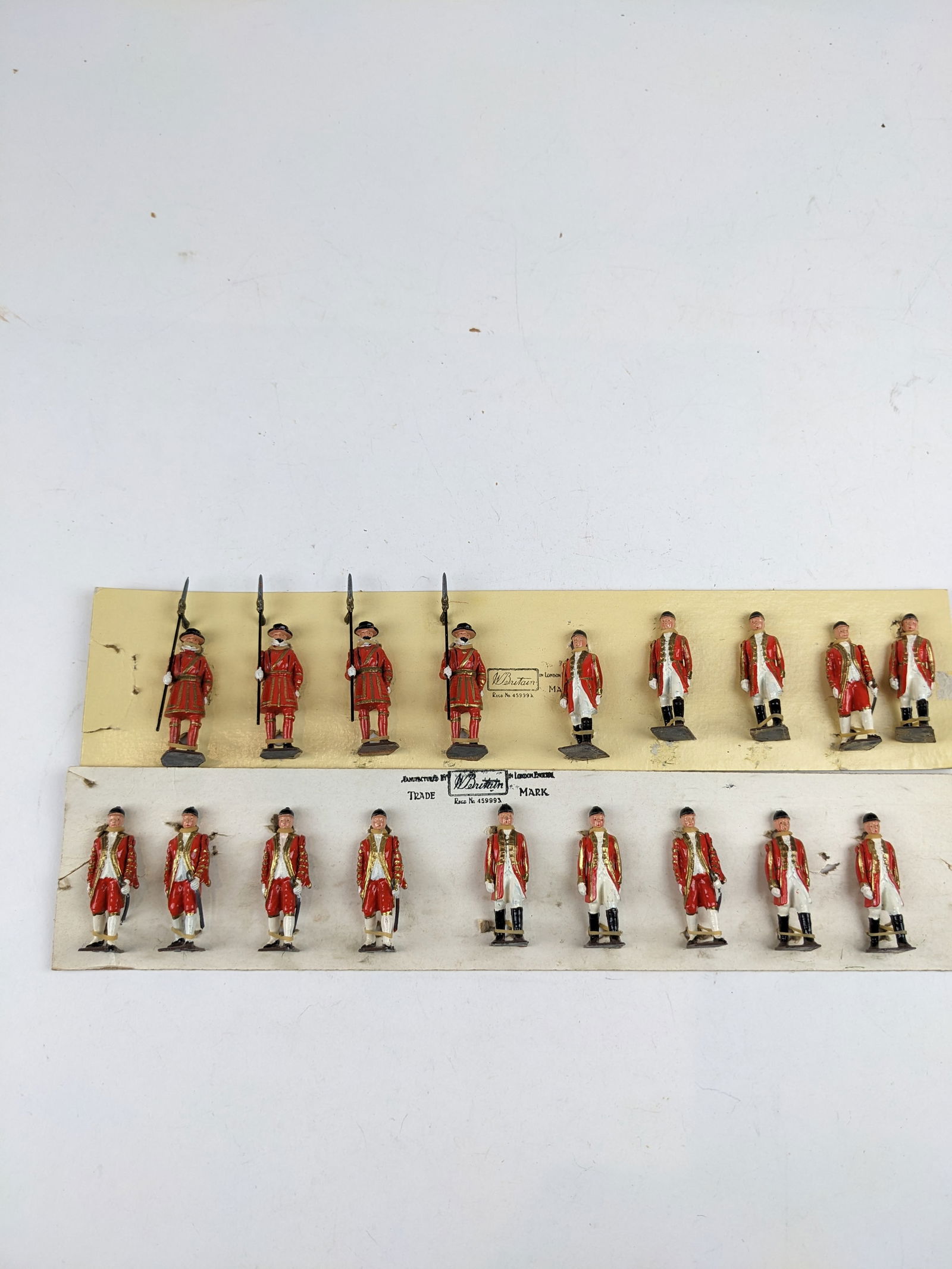 Britains #1475 Attendants to State Coach: 18 Pieces Condition Excellent No Box