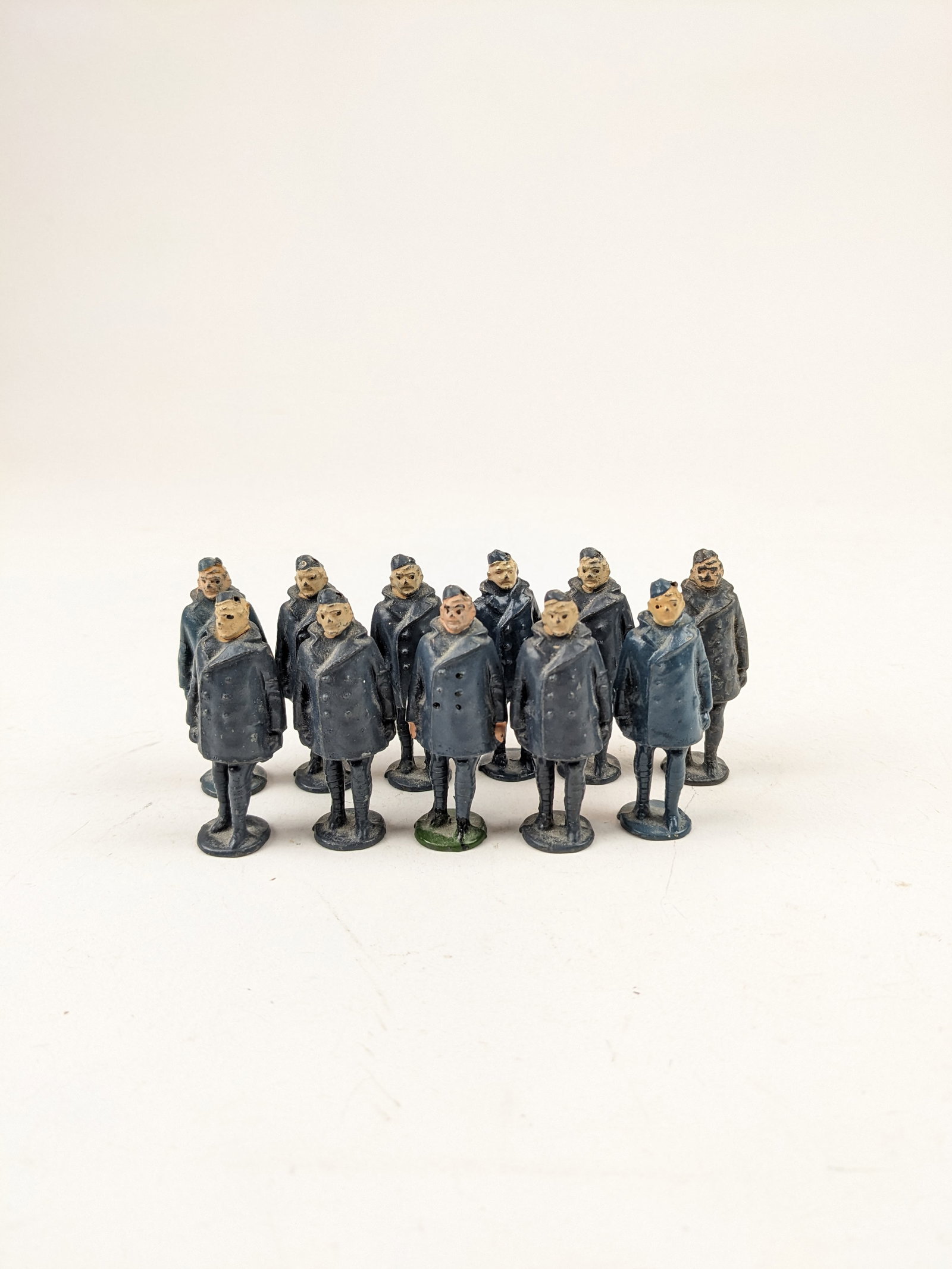 J. Hill RAF Pilots in Blue Overcoats: 11 Pieces Condition Very Good No Box