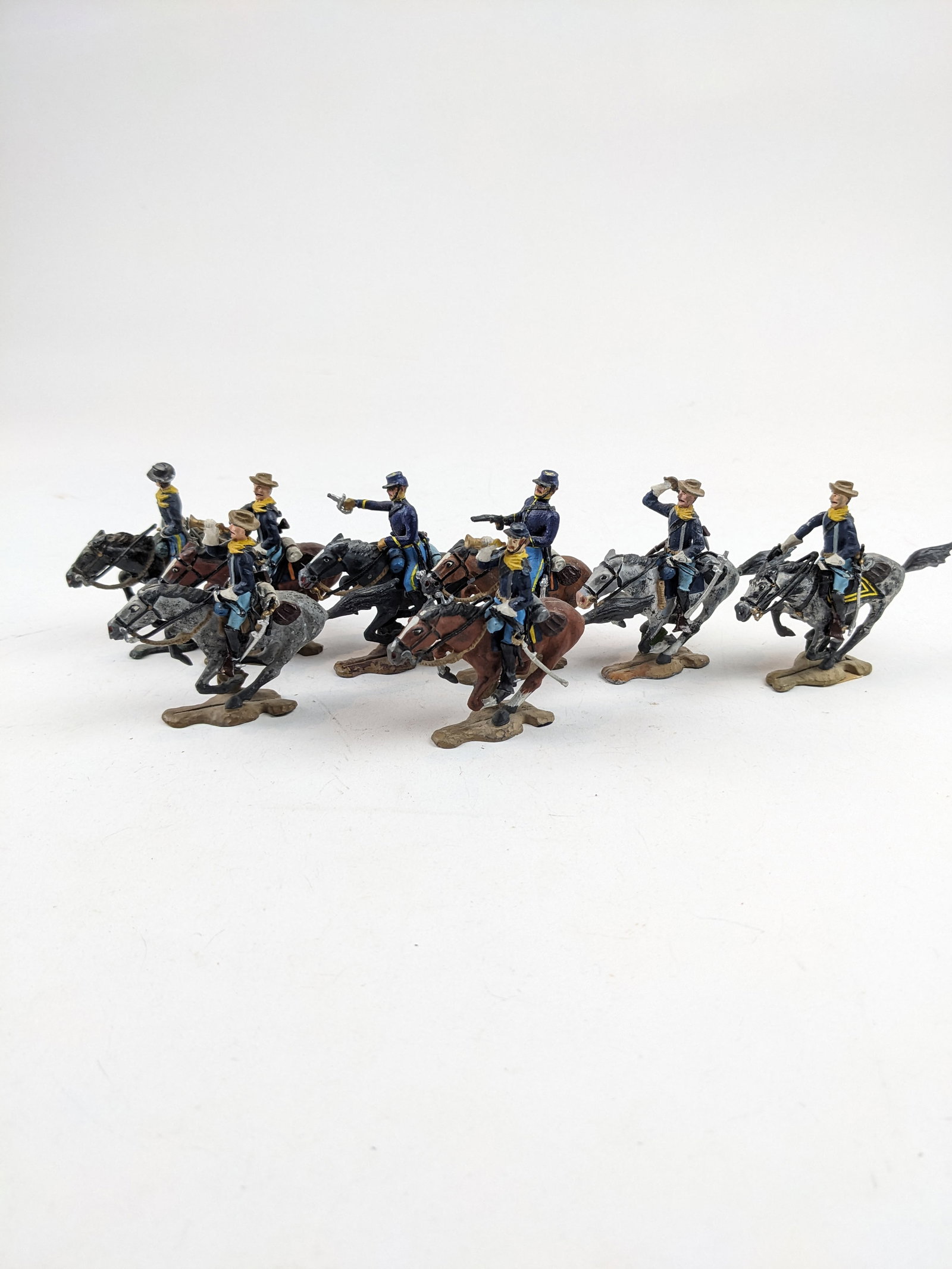 Bussler U.S. Cavalry: 8 Pieces Condition Very Good 1 Broken Sword No Boxes