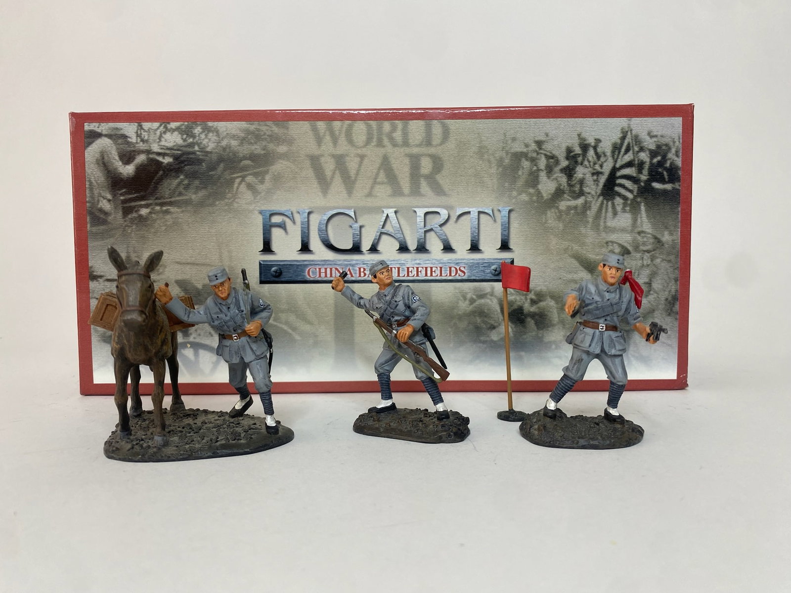 Figarti #C3004 Grenade Assault Team: #C3004 - Grenade Assault Team, 2003. 3 pieces. Original box.