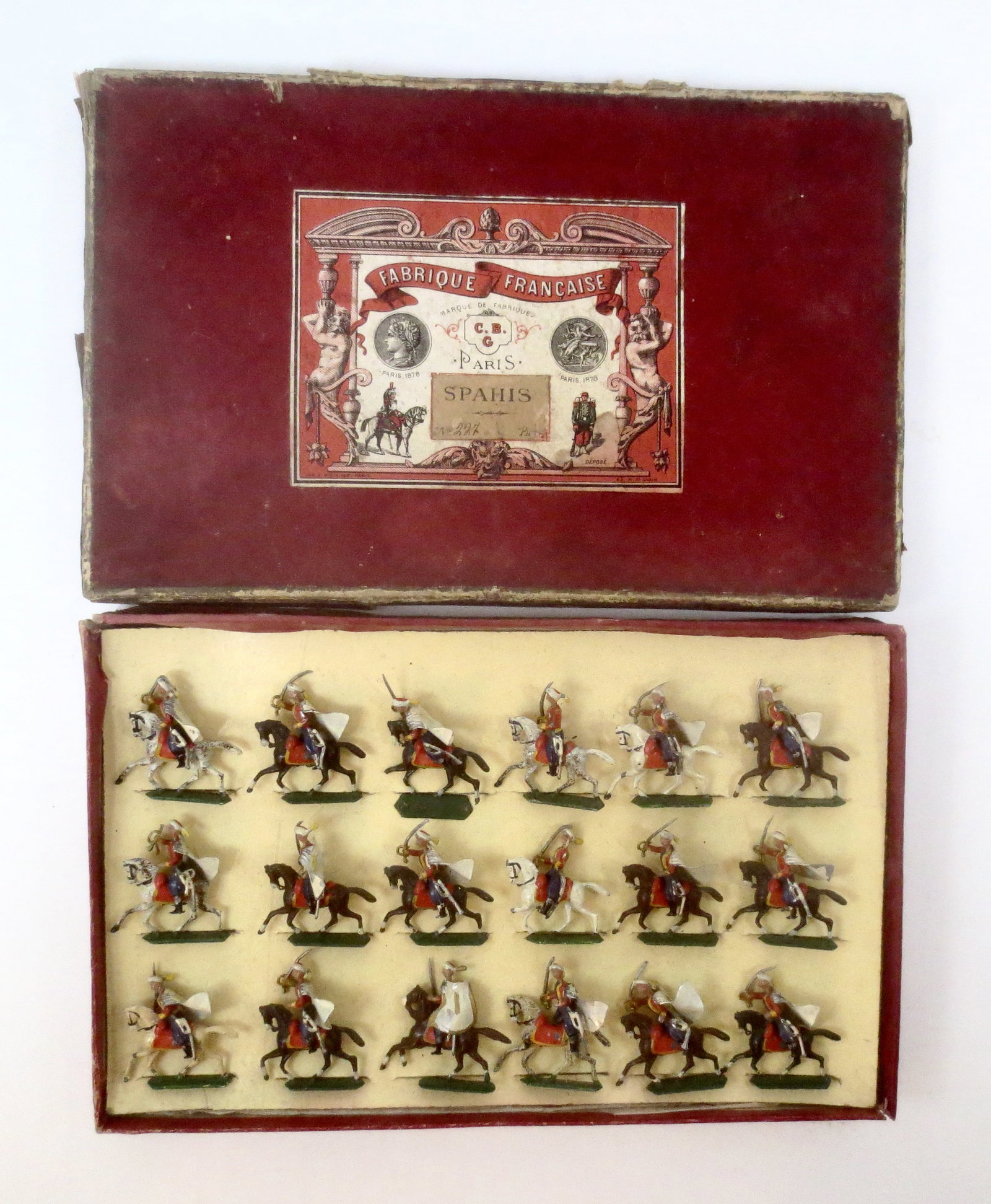 Rare Early C.B.G Mignot Spahis Boxed Set (1 of 1)