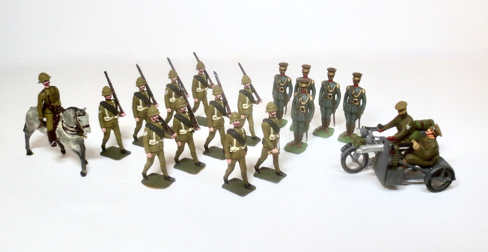 British Boer War Infantry & Motorcycle Combo (1 of 1)