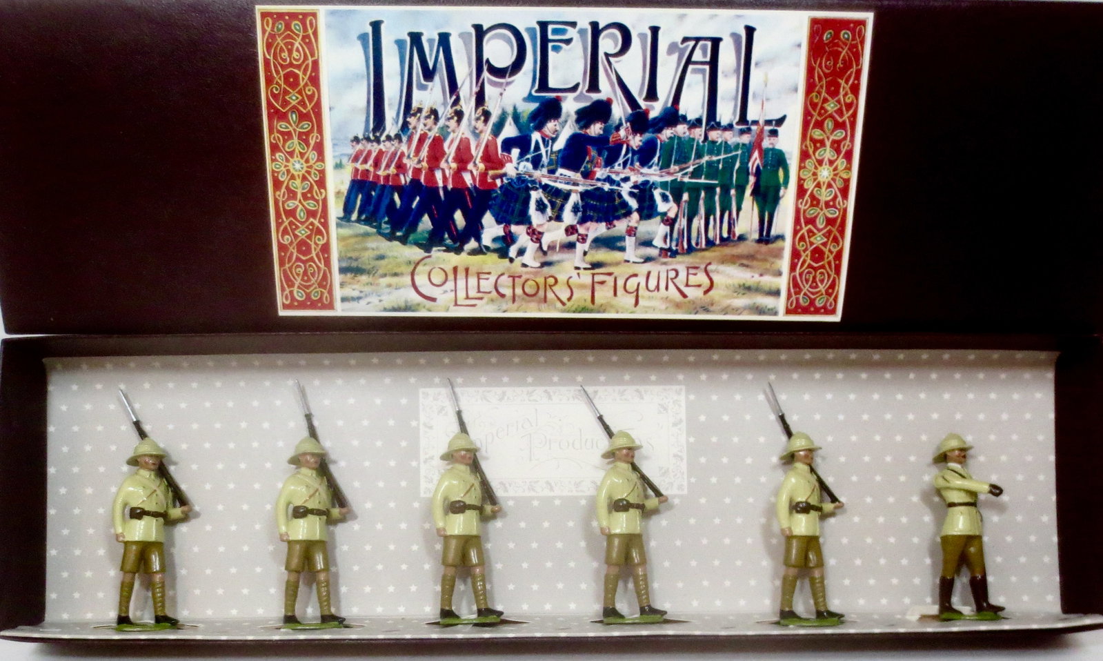 Imperial #5 Maori Contingent, 1914: 6 pieces. Mint condition. Box excellent.