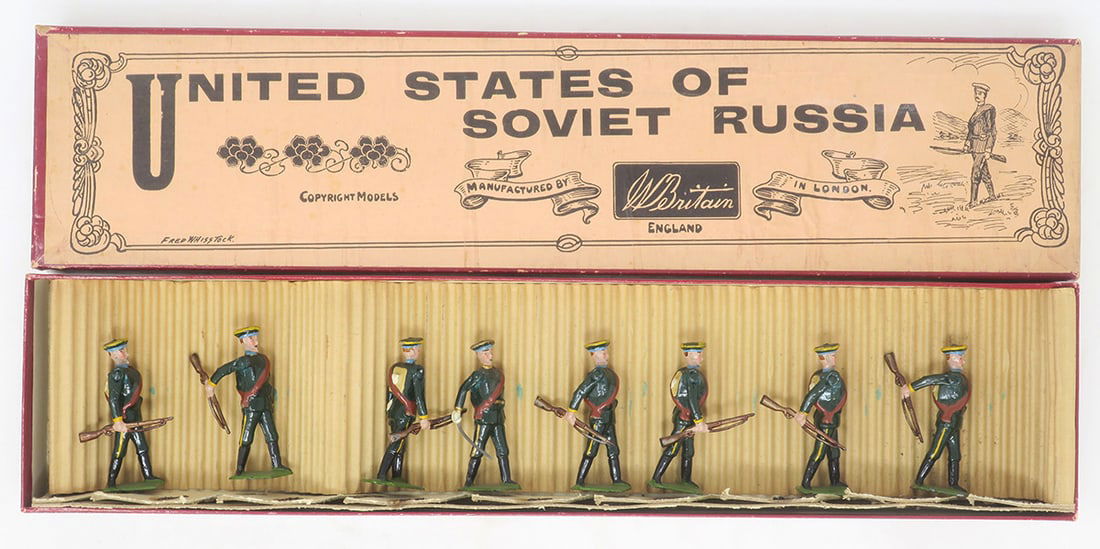 Britains set #133, Russian Infantry at the trail (1 of 1)