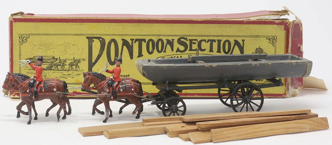 Britains set #203, Royal Engineers Pontoon set (1 of 1)