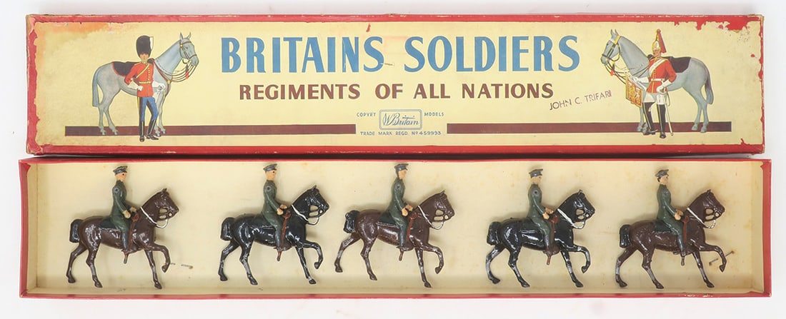 Britains set #229, US Cavalry at the walk (1 of 1)
