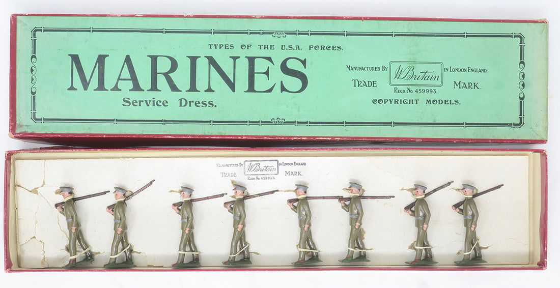 Britains set #399, US Marines in service dress (1 of 1)