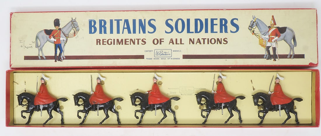 Britains set #400, Life Guards in winter dress (1 of 1)