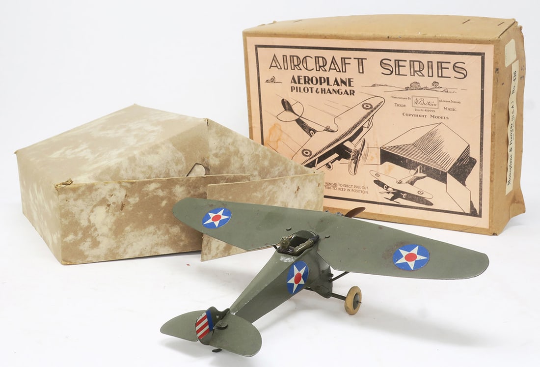 Britains set #435, US Monoplane with pilot (1 of 1)