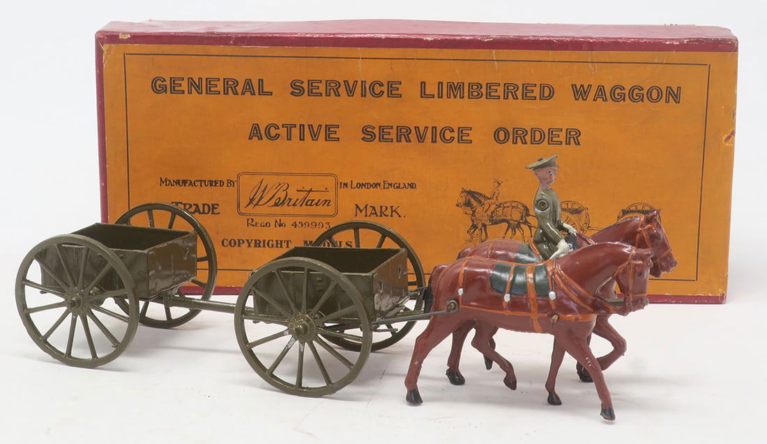 Britains set #1331, Limbered wagon, (1 of 1)