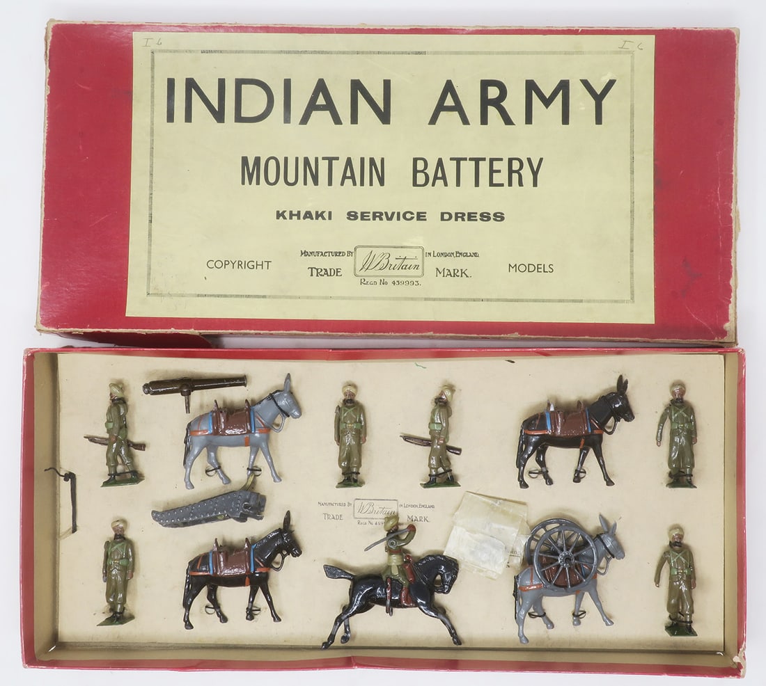 Britains set #1903, Indian Army Mountain (1 of 1)