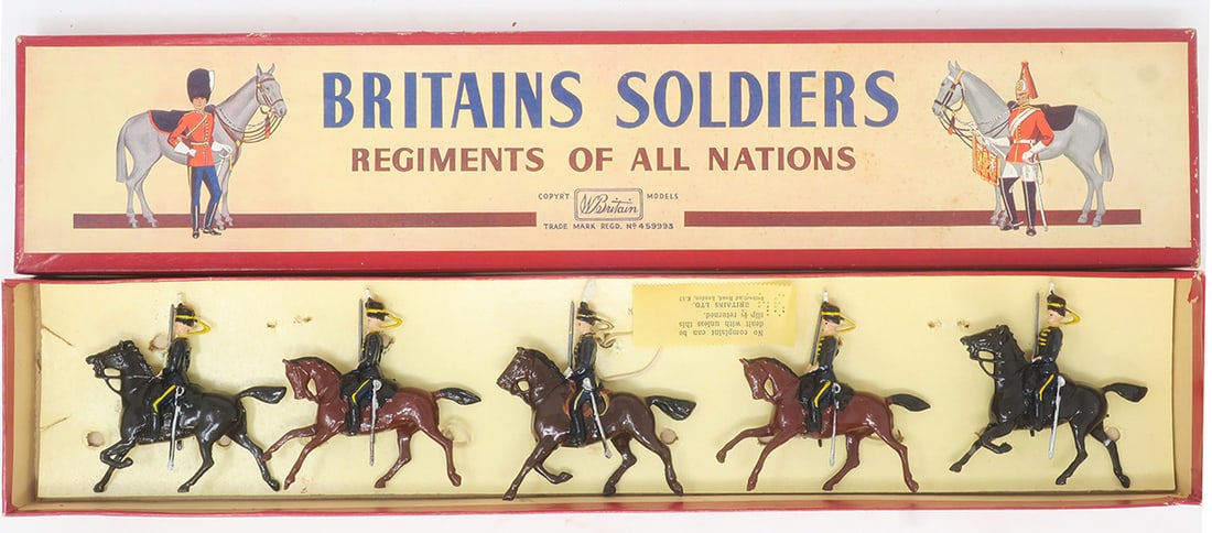Britains set #2075, 7th Hussars with officer (1 of 1)