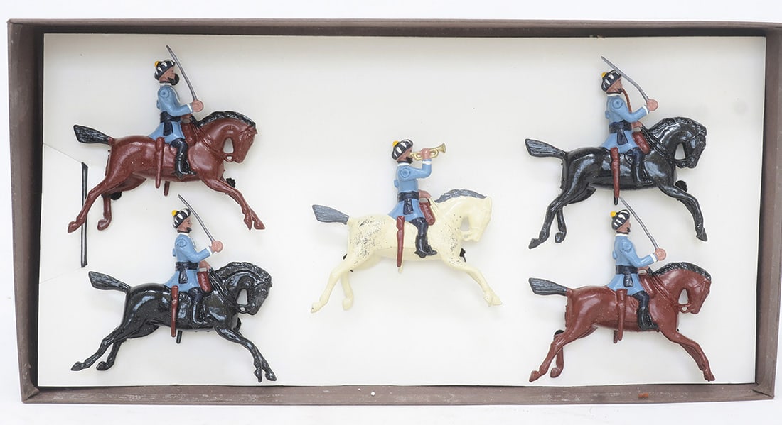 Britains set #45, Madras Lancers, with trumpeter (1 of 1)