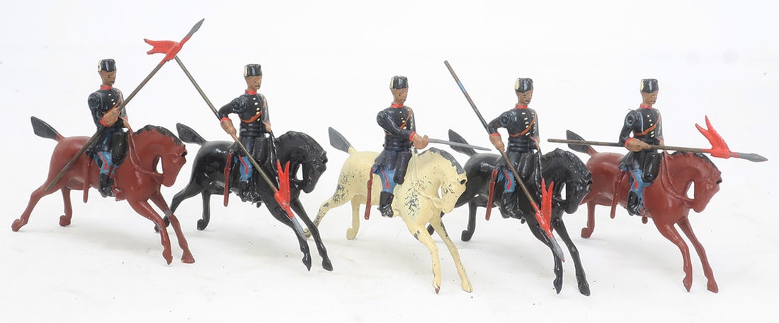 Britains set #71, Turkish Cavalry with officer, (1 of 1)