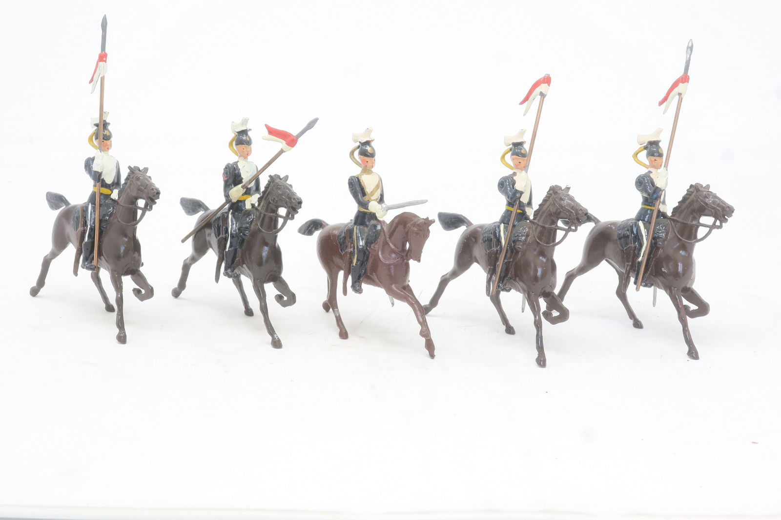 Britains from set #73, 17th Lancers with officer (1 of 1)