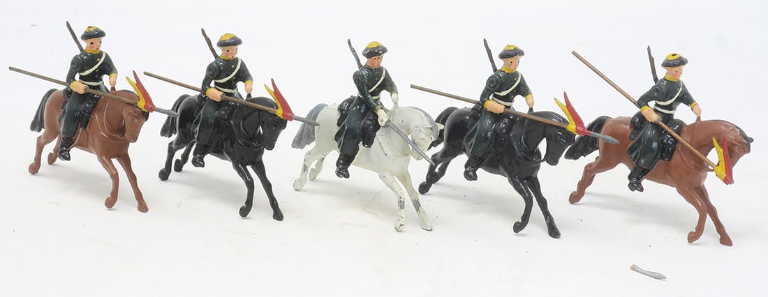Britains set #136, Cossacks with officer (1 of 1)