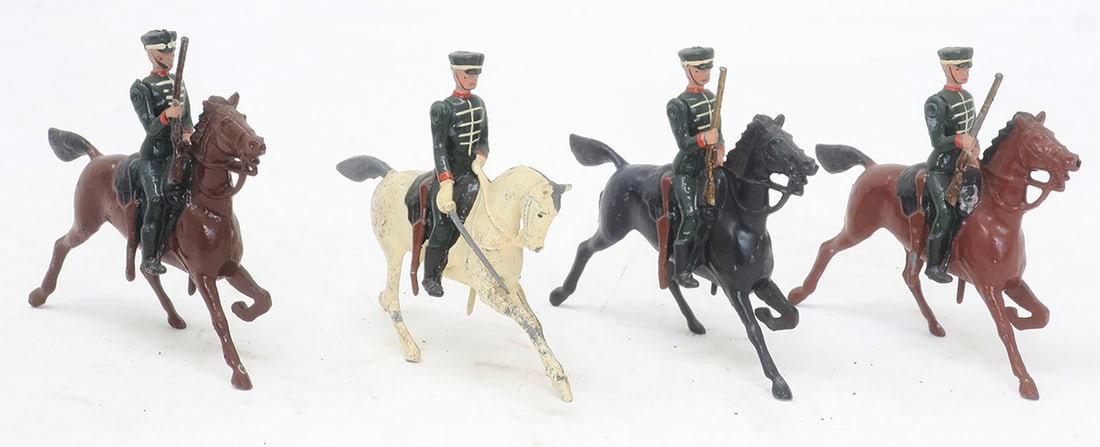 Britains set #170, Greek Cavalry with officer, (1 of 1)