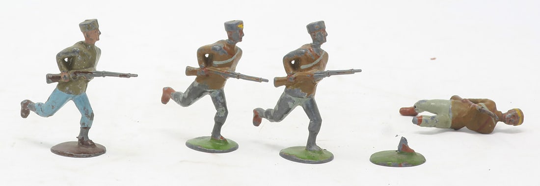 Britains set #173, Serbian  Infantry charging (1 of 1)