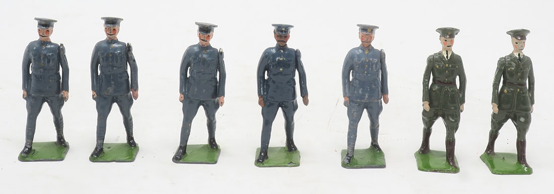 Britains from set #240, RAF  in peak caps (1 of 1)