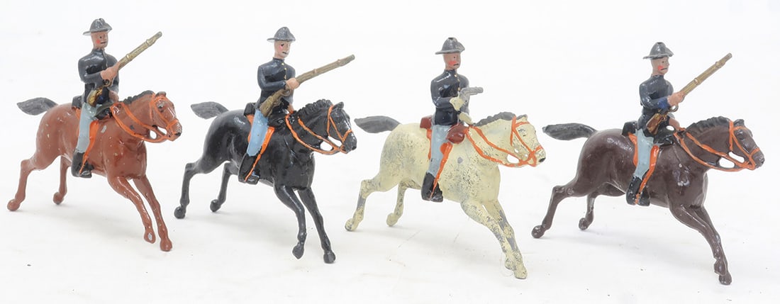 Britains set #276, Union Cavalry with officer, (1 of 1)