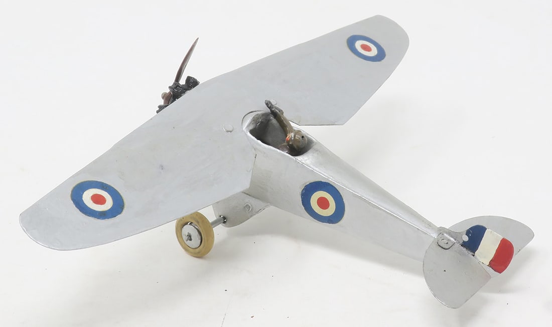 Britains set #433, British Monoplane with pilot, (1 of 1)