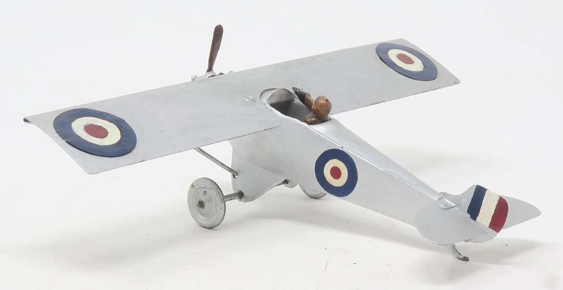 Britains set #433, British Monoplane with pilot, (1 of 1)