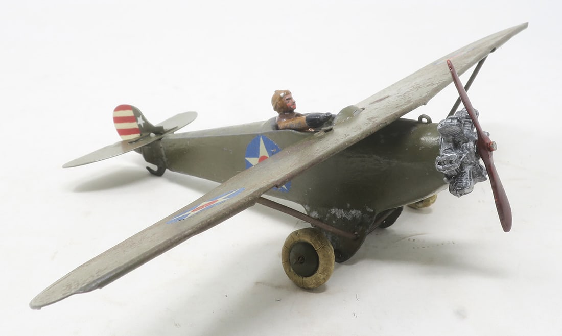 Britains set #435, US Monoplane with pilot (1 of 1)