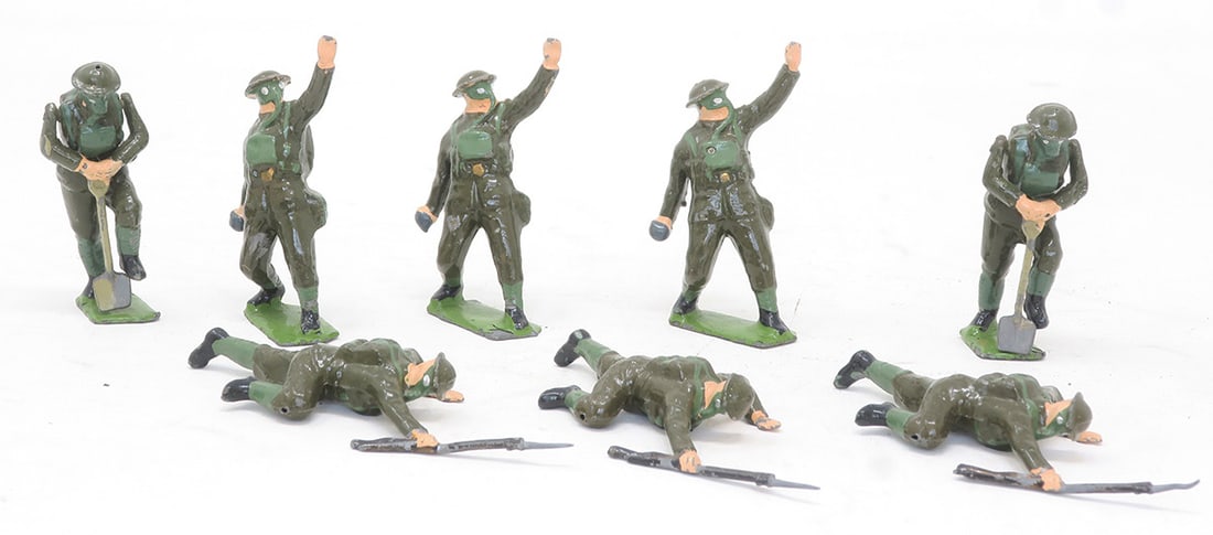 Britains set #1615, British Infantry in action (1 of 1)