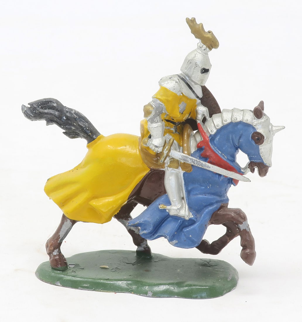 Britains set #1660, Mounted Knight of Agincourt, (1 of 1)