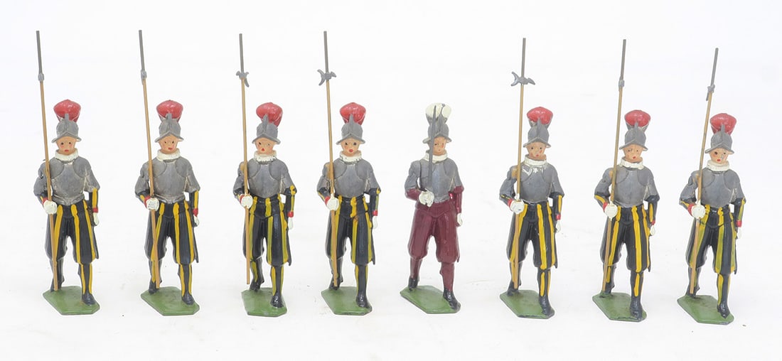 Britains set #2022, Papal Guard with officer, (1 of 1)